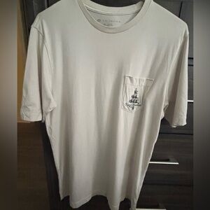 Men's Off White Holiday Graphic T-Shirt